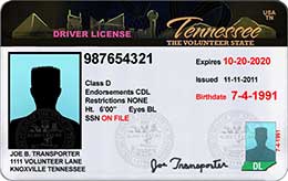 Drivers license.