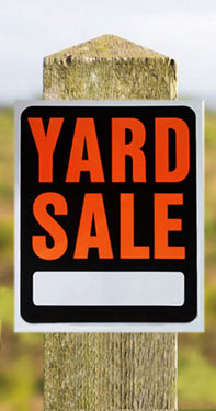 Yard Sale Sign